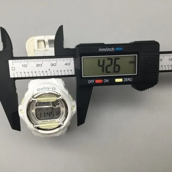 Casio Baby-G Digital Watch Unisex White Alarm 3252 BG-169R 200M New Battery - Picture 14 of 15